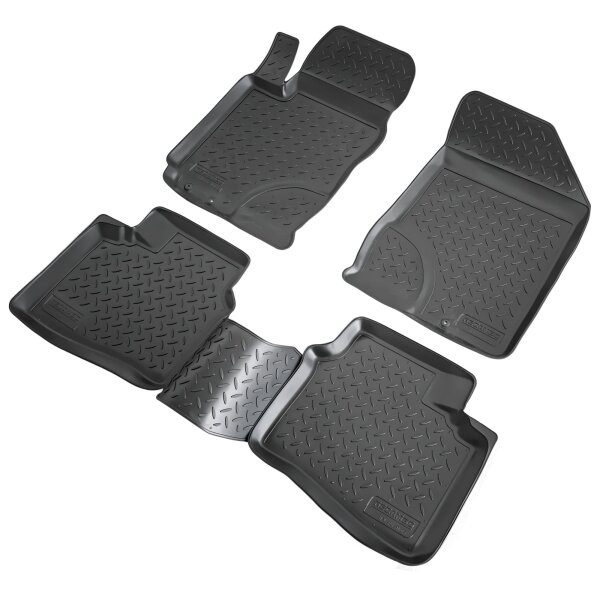 3D Gummi Fussmatten passend für Hyundai Elantra | HD | BJ 2006-2011 | passgenau
