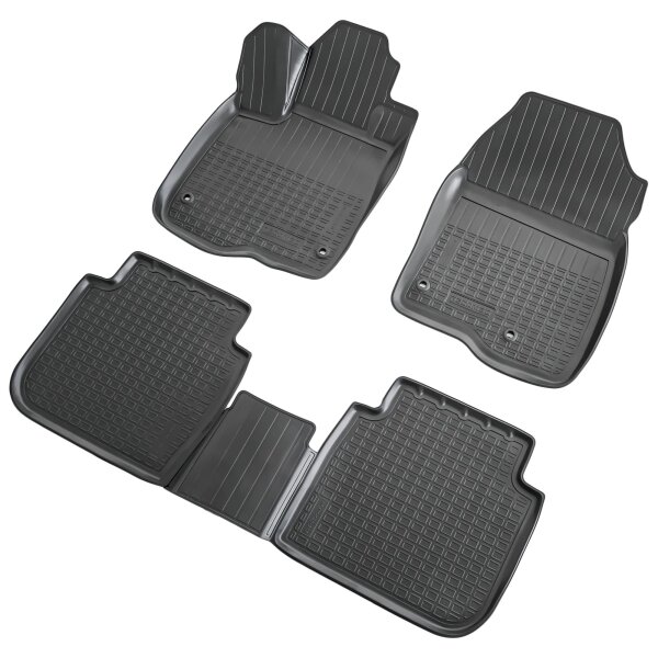 3D Gummi Fussmatten passend für Honda CR-V VI | RS RY | BJ ab 2022> | passgenau