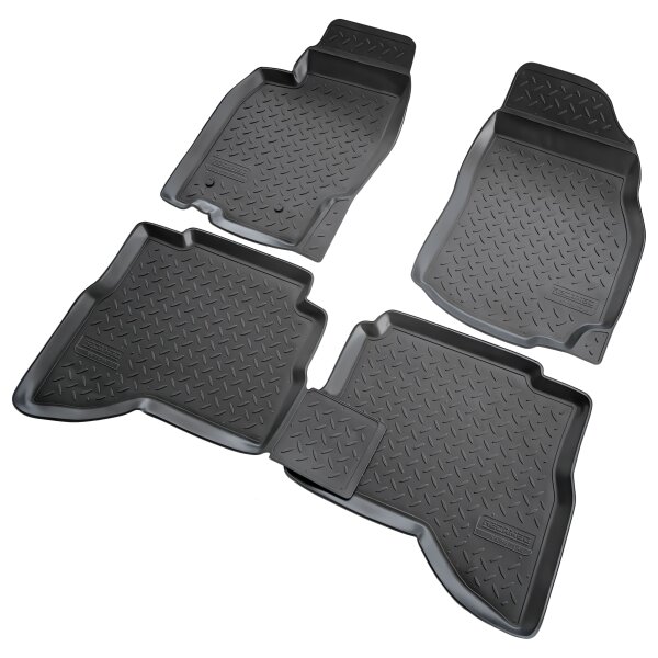 3D Gummi Fussmatten passend für Mitsubishi Pajero Sport (1998-2008)