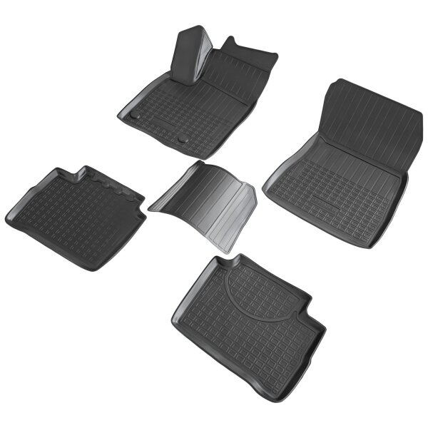 3D Gummi Fussmatten passend für Nissan Qashqai III (J12) 3D (Benzin/Hybrid) (2021)