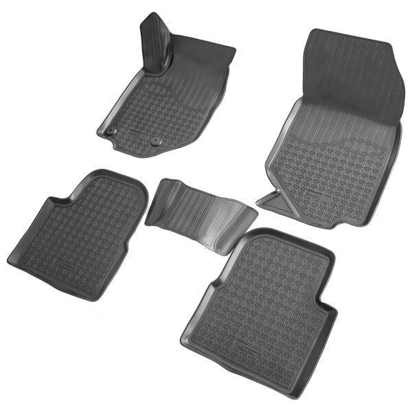 3D Gummi Fussmatten passend für Peugeot 2008 II 3D (2019)