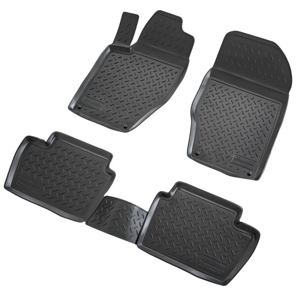 3D Gummi Fussmatten passend für Peugeot 308 | BJ 2007-2013 | passgenau