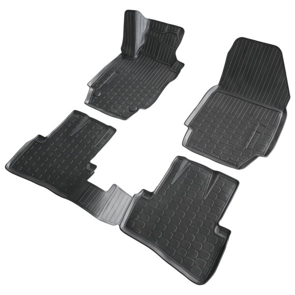3D Gummi Fussmatten passend für Renault Captur 3D (2013)