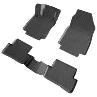 3D Gummi Fussmatten passend für Renault Clio IV 3D...