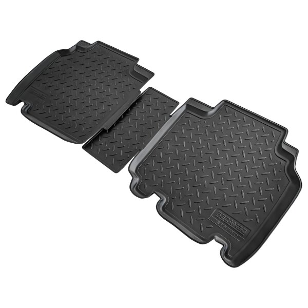 3D Gummi Fussmatten hinten passend für Renault Kangoo II | KW FW | BJ 2008-2021