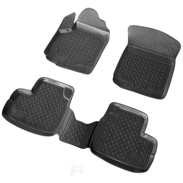 3D Gummi Fussmatten passend für Suzuki Swift IV | BJ 2005-2010 | passgenau