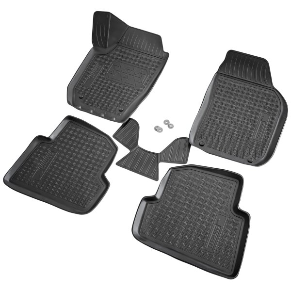 3D Gummi Fussmatten passend für Skoda Fabia (5J2/5J5) (2007-2014)