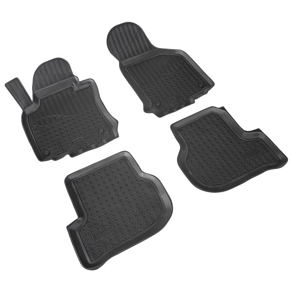 3D Gummi Fussmatten passend für Skoda Octavia II | 1Z | BJ 2004-2013 | passgenau