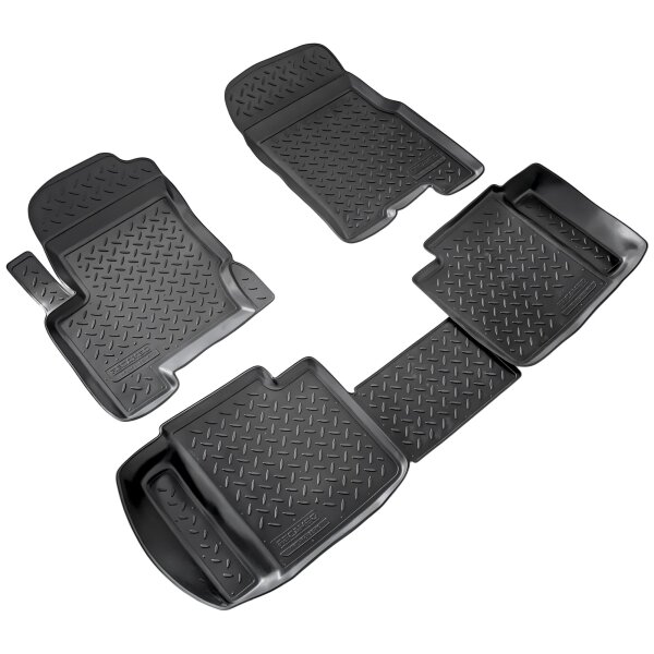 3D Gummi Fussmatten passend für Ssang Yong Korando (KJ) (2003-2006)\ TagAZ Tager (2008) (3-türig)