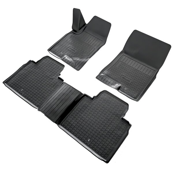 3D Gummi Fussmatten passend für Ssang Yong Rexton (2017) (5-Sitzer)