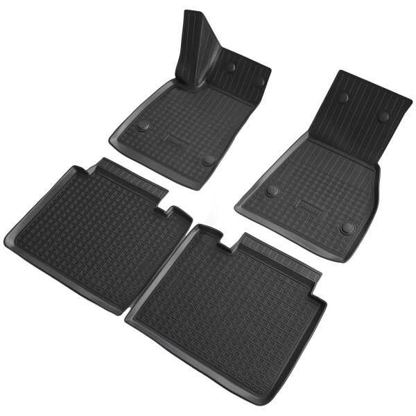 3D Gummi Fussmatten passend für Tesla Model S (2012)