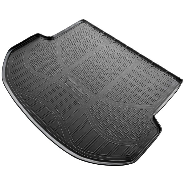 Gummi Kofferraumwanne passend für Hyundai Santa Fe III, DM, 5 Sitze | 2012-2018 | mit Rand