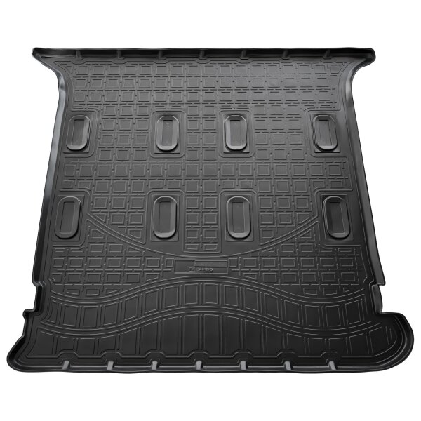 Gummi Kofferraumwanne passend für Seat Alhambra | BJ 1995-2010 | passgenau mit Rand