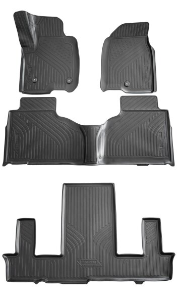 3D Gummi Fussmatten passend für GMC Yukon | GMT1UG | BJ ab 2020>