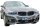 Kühler Grill Zierleisten V Streben passend für BMW E60 E61 | F44  F52 | Grau