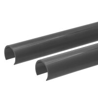 Kühler Grill Zierleisten V Streben passend für BMW F30 F31 F32 F33 F34 | Grau