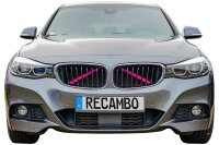 Kühler Grill Zierleisten V Streben passend für BMW F30 F31 F32 F33 F34 | Pink