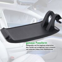 Ersatz Deckel passend für Mittelarmlehne Audi A3 8P | BJ 2003-2013 | Schwarz