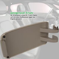 Ersatz Deckel passend für Mittelarmlehne Audi A3 8P | BJ 2003-2013 | Beige