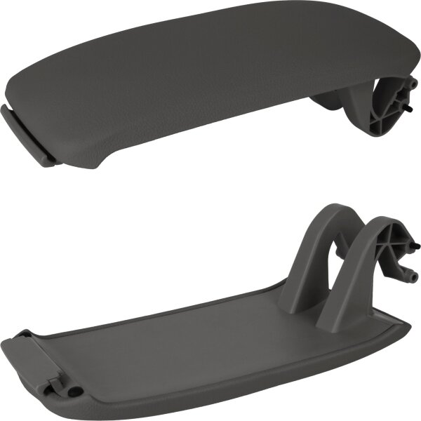 Ersatz Deckel passend für Mittelarmlehne Audi A3 8P | BJ 2003-2013 | Grau