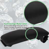 Ersatz Deckel passend für Mittelarmlehne Audi A3 8P | BJ 2003-2013 | Schwarz