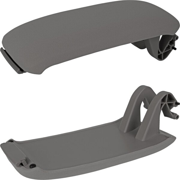 Ersatz Deckel passend für Mittelarmlehne Audi A3 8P | BJ 2003-2013 | Grau