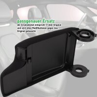 Ersatz Deckel passend für Mittelarmlehne BMW 3er E46 | BJ 1998-2007 | schwarz