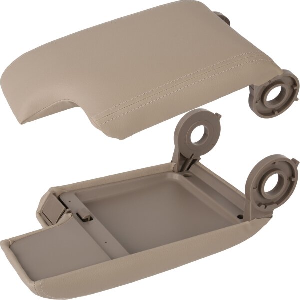 Ersatz Deckel passend für Mittelarmlehne BMW 3er E46 | BJ 1998-2007 | beige