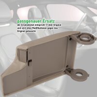 Ersatz Deckel passend für Mittelarmlehne BMW 3er E46 | BJ 1998-2007 | beige