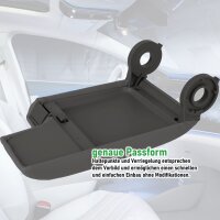 Ersatz Deckel passend für Mittelarmlehne BMW 3er E46 | BJ 1998-2007 | grau