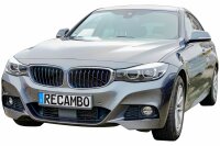 Kühler Grill Zierleisten V Streben passend für BMW G01 G02 G05 G06 G07 Schwarz