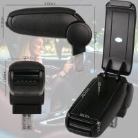 Mittelarmlehne Armauflage mit Fach für PEUGEOT 208 | BJ 2012 - 2019