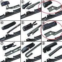 SCHEIBENWISCHER VORNE für alle RENAULT LAGUNA 2 II | BJ 2001-2007