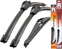 SCHEIBENWISCHER VORNE + HINTEN für Peugeot 1007 | BJ 2005 - 2009