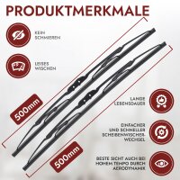 2 x CLASSIC Scheibenwischer für Lincoln Navigator 1 + 2 | BJ 1997 - 2006