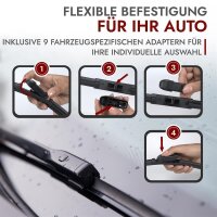 SCHEIBENWISCHER VORNE für MITSUBISHI Galloper | Typ JK | BJ 1998 - 2003