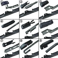 SCHEIBENWISCHER VORNE für VW Jetta | Caddy | Golf | Polo 86C | T2 |