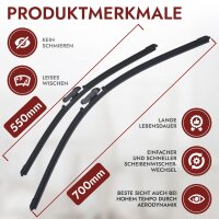 SCHEIBENWISCHER VORNE + HINTEN für OPEL MERIVA B |...
