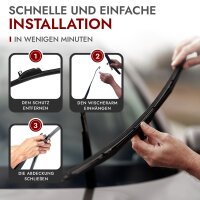 SCHEIBENWISCHER VORNE + HINTEN für OPEL MERIVA B | BJ 2010-2017