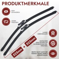 SCHEIBENWISCHER VORNE + HINTEN für SKODA FABIA II |...
