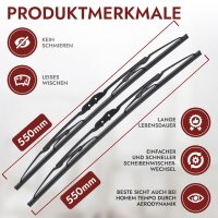 2 x CLASSIC Scheibenwischer für Renault Espace | BJ 1984 - 1991
