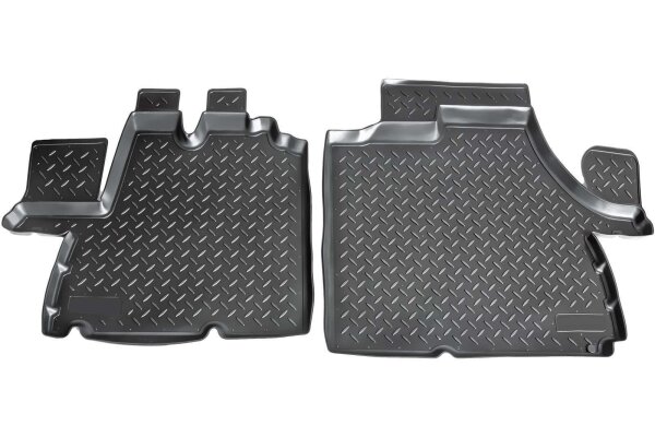 3D Gummi Fussmatten vorne  für FIAT Ducato 230, 244 | Boxer | Jumper |1994-2006