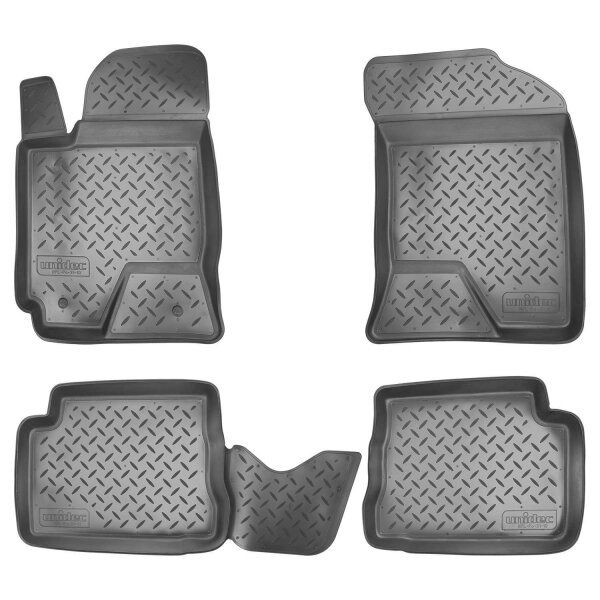 3D Gummi Fussmatten für HYUNDAI Getz | Typ TB | BJ 2002-2009 |  passgenau + Rand