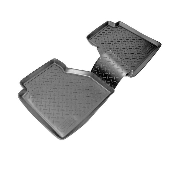 Premium Passform-Fußmatten hinten für NISSAN Navara | Typ D40 | 2005-2015 | Rand