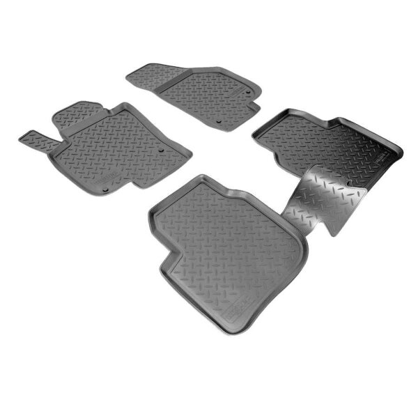 3D Gummi Fussmatten für SKODA Superb | Typ 3T | 2008 - 2015 | passgenau mit Rand