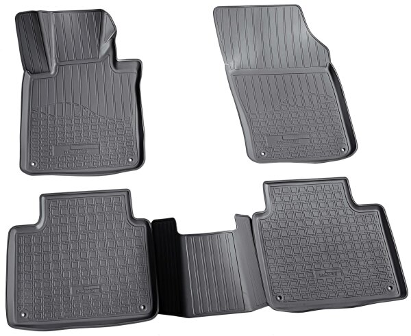 3D Gummi Fussmatten für VOLVO S90 | V90 | ab BJ 2016> | passgenau mit Rand
