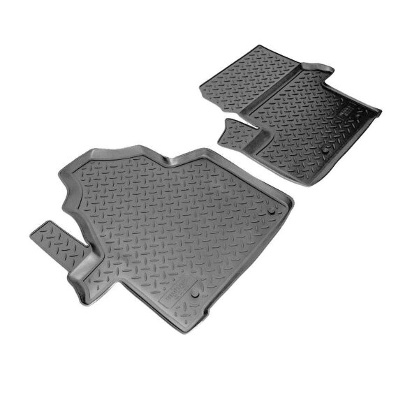 3D Gummi Fussmatten für MERCEDES Sprinter W906 | 2006-2018 | passgenau + Rand