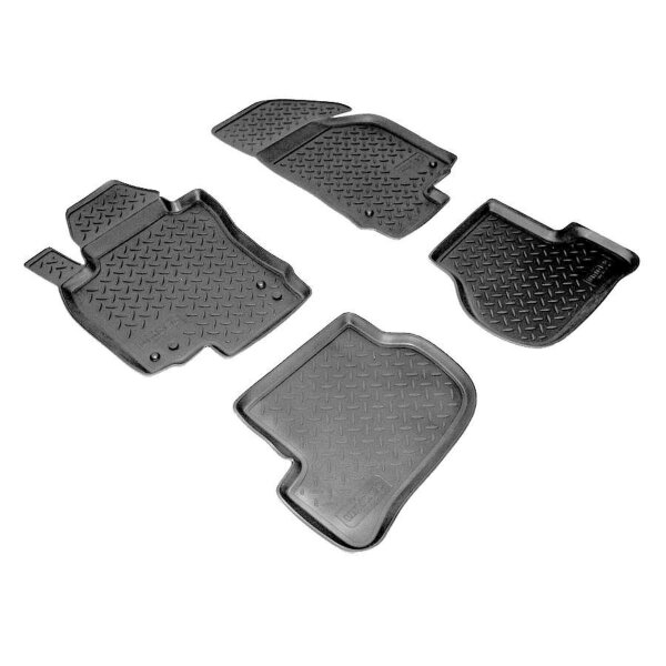 Passgenaue 3D Gummi Fussmatten für SKODA Yeti | Typ 5L | 2009-2017 | mit Rand