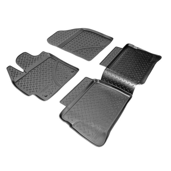 Gummi Fußmatten für Toyota Prius III | ZVW30 | BJ 2009-2016 | passgenau mit Rand