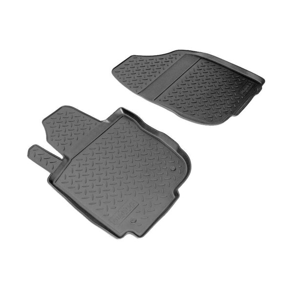 3D Gummi Fußmatten vorne für Toyota RAV4 III | Typ CA30W | 2006-2013 | mit Rand